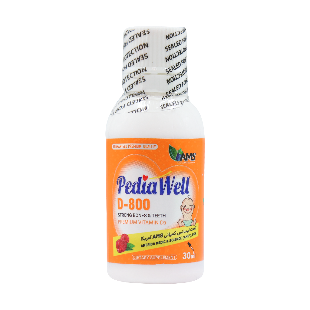 AMS PediaWell D 800 IU Oral Drop قیمت قطره خوراکی پدیاول د 800 واحد ای ام اس