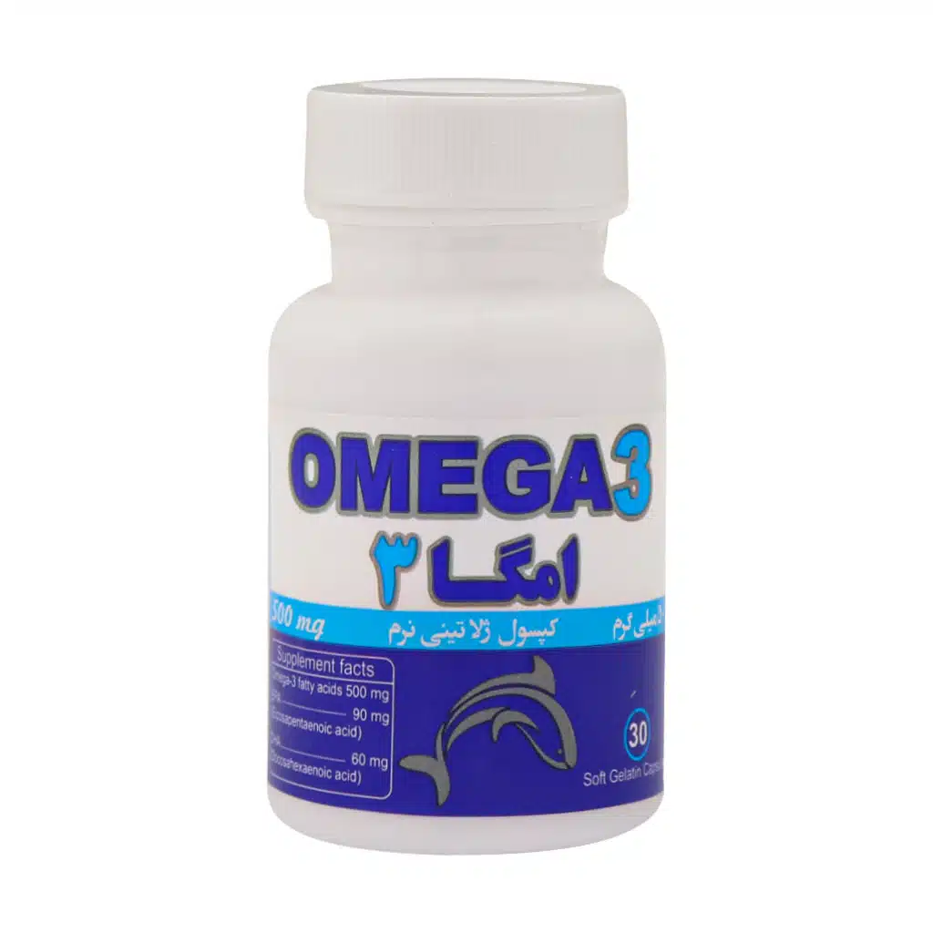 Daana-Omega3-500-Mg-30-Softgels.jpg.webp سافت ژل امگا 3 500 میلی گرم دانا 30 عدد