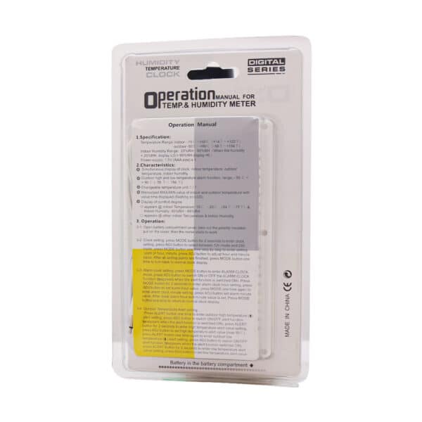 دماسنج و رطوبت سنج دیجیتال مدل DC-803