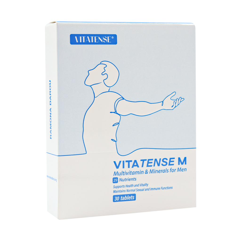 Ramona Vitatense M Multivitamin And Minerals Tablets قیمت قرص مولتی ویتامین و مینرال ویتاتنس ام رامونا مخصوص آقایان