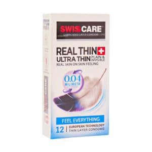قیمت کاندوم بسیار نازک سوئیس کر مدل Real Thin Ultra Thin