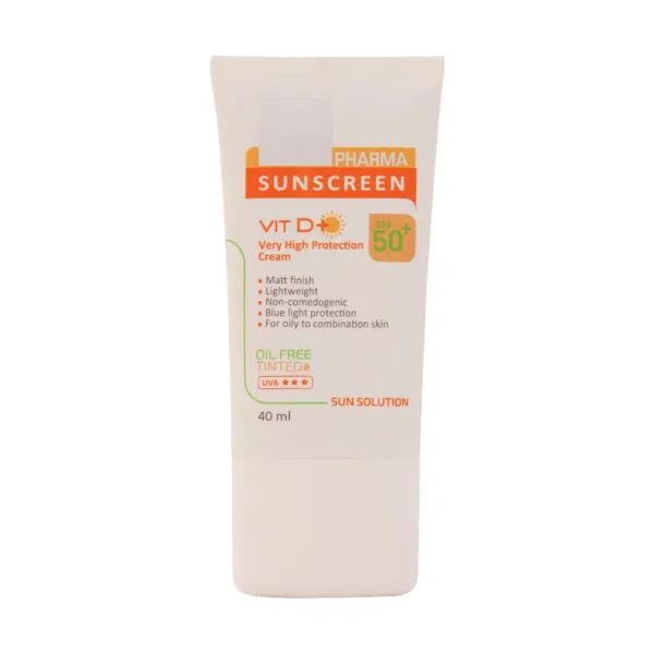 کرم ضد آفتاب SPF50 فاقد چربی مای فارما مناسب پوست چرب و مختلط 40 میلی لیتر - 1