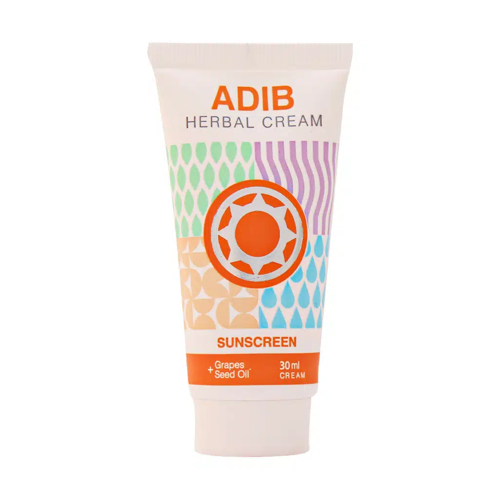 Adib-Exir-SPF50-Sunscreen-Cream-30.jpg.webp کرم ضد آفتاب گیاهی SPF50 ادیب اکسیر 30 گرم