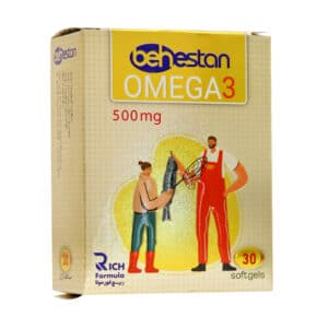 قیمت سافت ژل امگا 3 500 میلی گرم بهستان