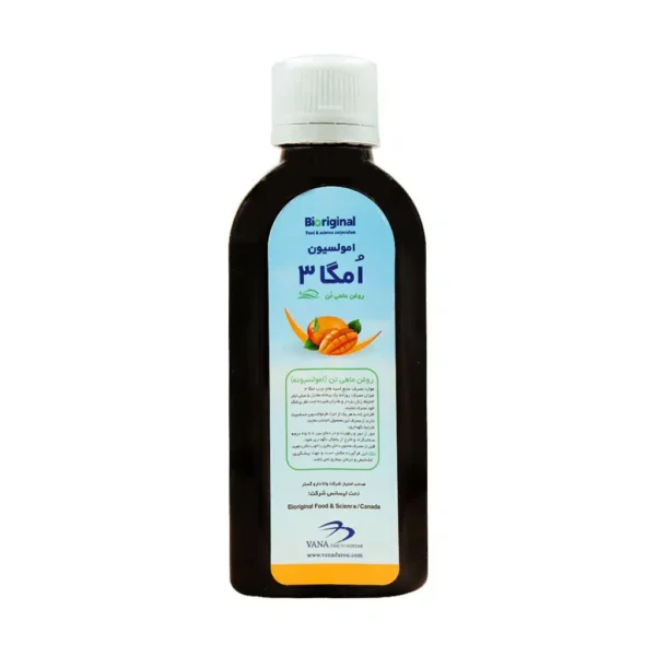 شربت امگا 3 روغن ماهی تن بایو اورجینال 180 میلی لیتر