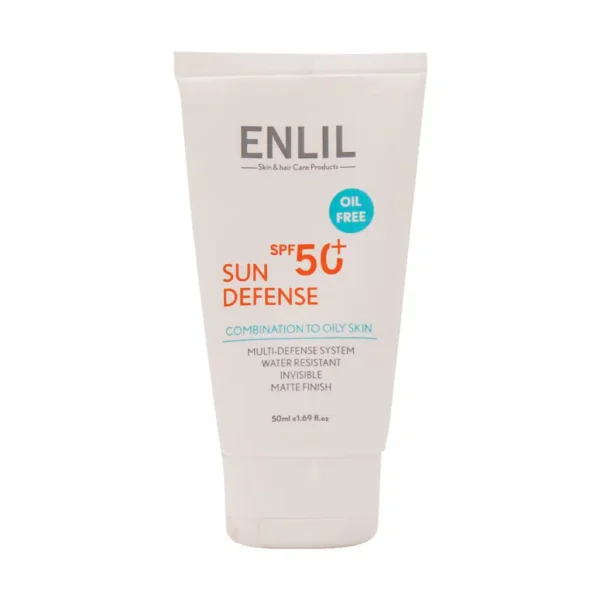 کرم ضد آفتاب سان دیفنس SPF50 پوست چرب انلیل 50 میلی لیتر - 1