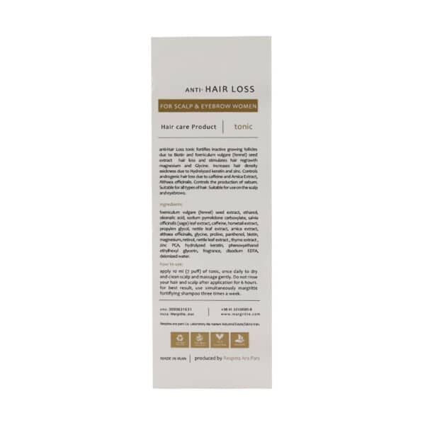 تونیک تقویت کننده موی سر و ابرو بانوان مارگریت