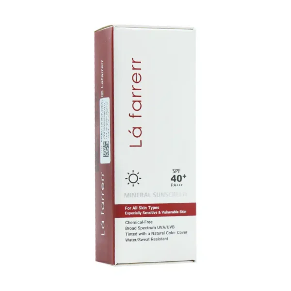 کرم ضد آفتاب مینرال SPF40 لافارر مناسب انواع پوست 40 گرم - 1