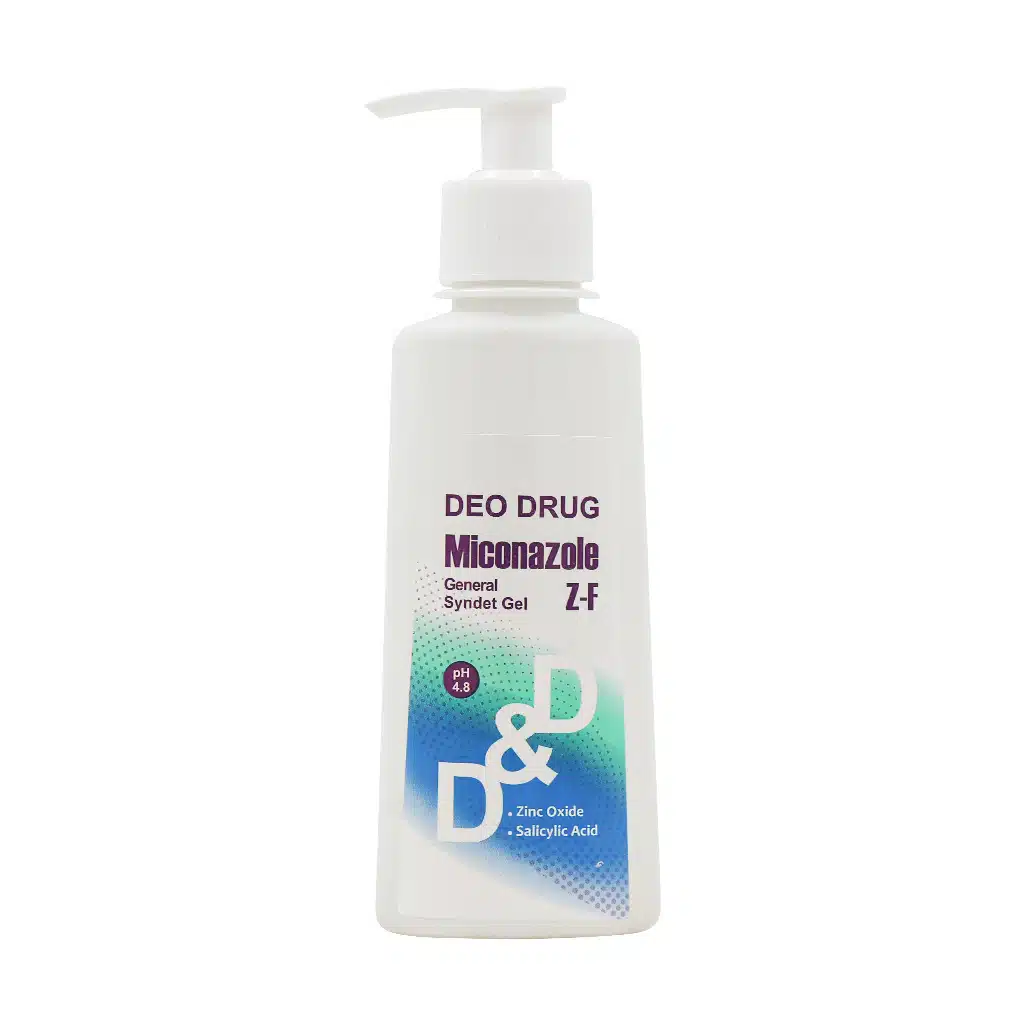 Deo-Drug-Miconazole-Liquid-Syndet-150-ml.jpg.webp مایع شوینده صورت و بدن حاوی میکونازول نیترات دئودراگ 150 میلی لیتر