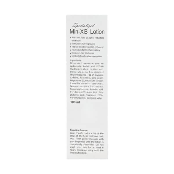 لوسیون تقویت کننده مو مدل Min-Xb دئودراگ