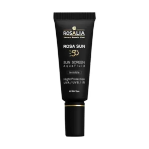 فلوئید ضد آفتاب بی رنگ SPF50 رزاسان رزالیا مناسب انواع پوست 40 میلی لیتر