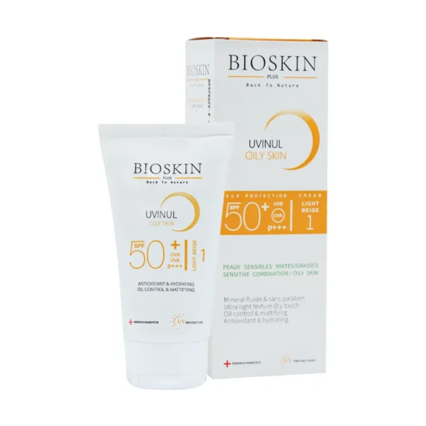 کرم ضد آفتاب SPF50 پوست چرب بایو اسکین