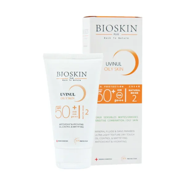 کرم ضد آفتاب SPF50 پوست چرب بایو اسکین