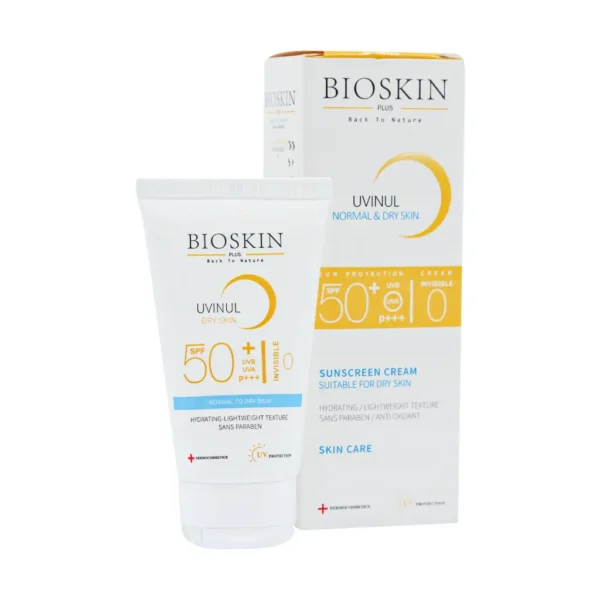 کرم ضد آفتاب SPF50 پوست خشک بایو اسکین