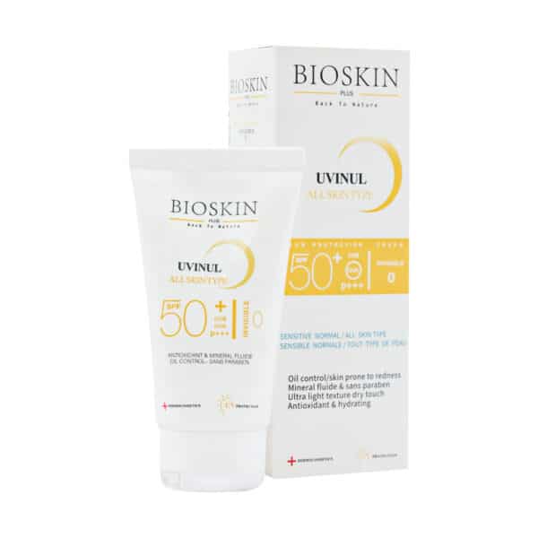 کرم ضد آفتاب SPF50 بایو اسکین پلاس