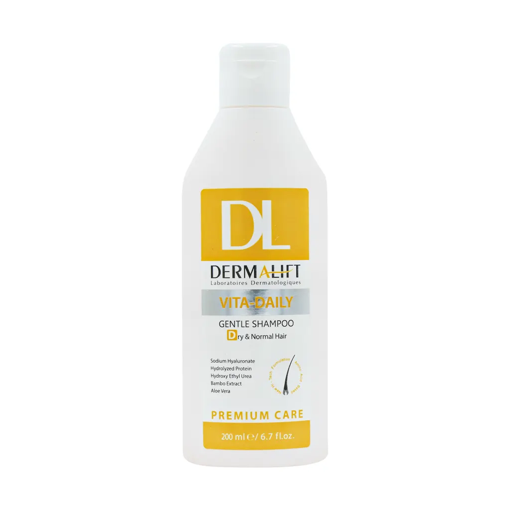 Derma lift Vita Daily hair Shampoo 200 ml قیمت شامپو روزانه موی خشک و معمولی ویتا دیلی درمالیفت