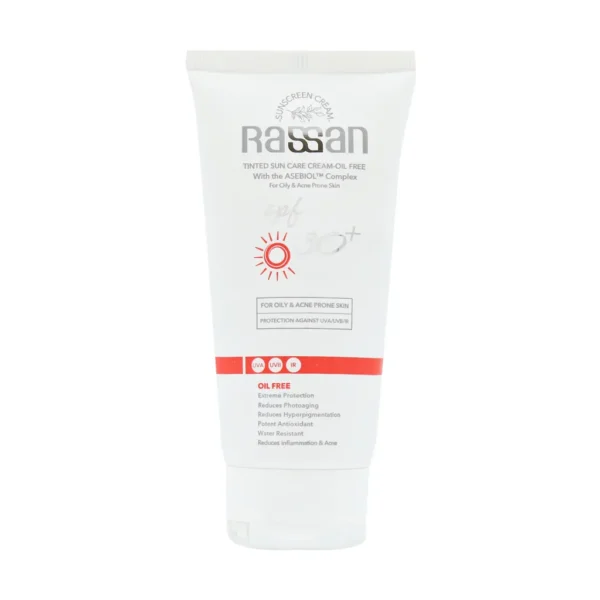 قیمت کرم ضد آفتاب رنگی فاقد چربی SPF30 پوست چرب راسن