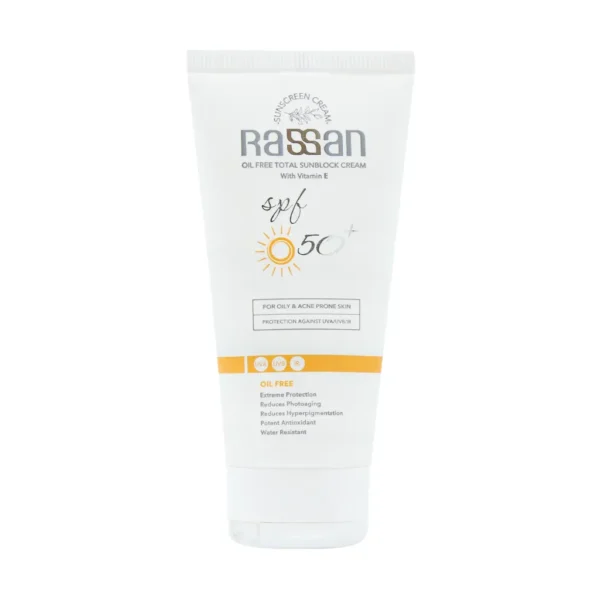 قیمت کرم ضد آفتاب فاقد چربی SPF50 پوست چرب راسن