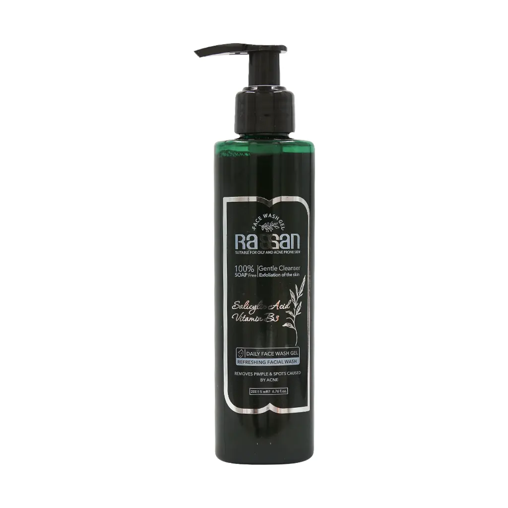 Russan Facial Cleansing Gel Oily Skin 200 ml قیمت ژل شستشوی صورت پوست چرب راسن