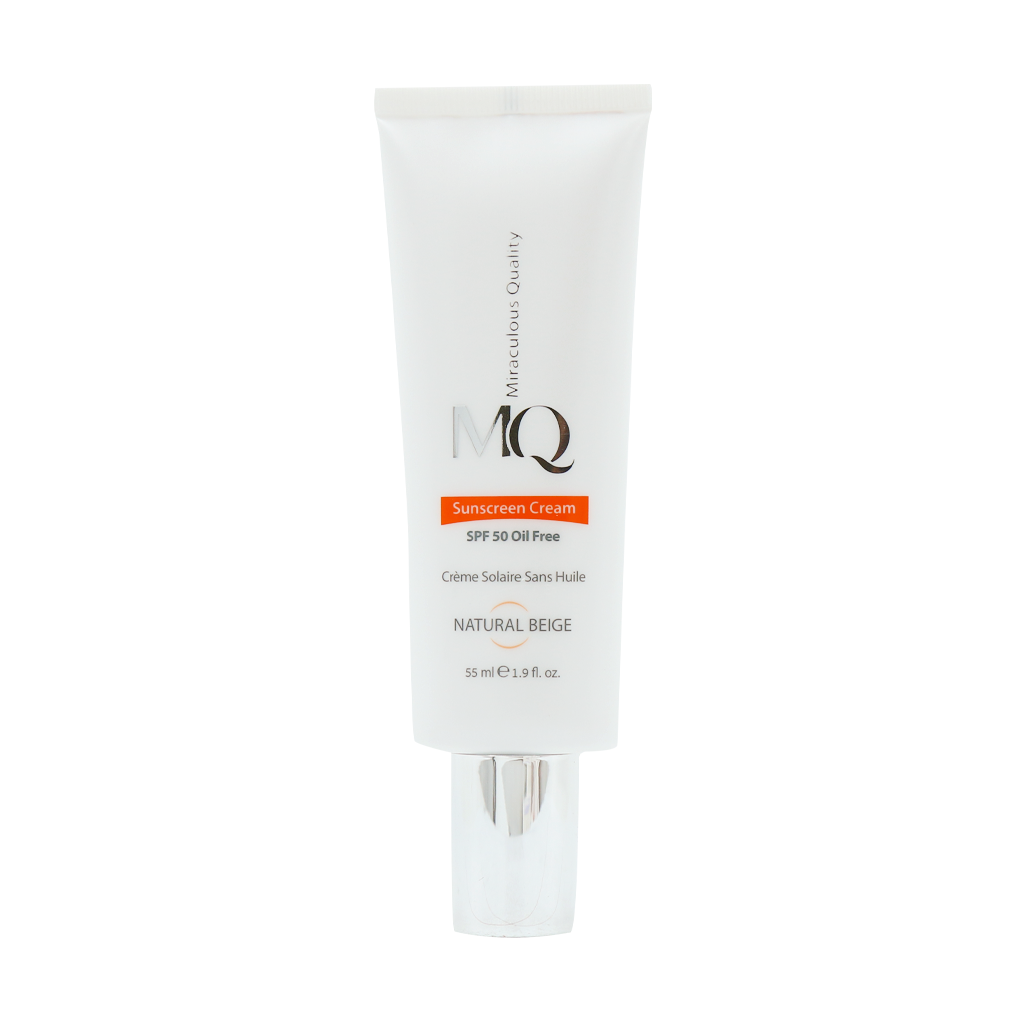 MQ SPF50 Oil Free Sunscreen Cream 55 ml قیمت کرم ضد آفتاب فاقد چربی SPF50 ام کیو