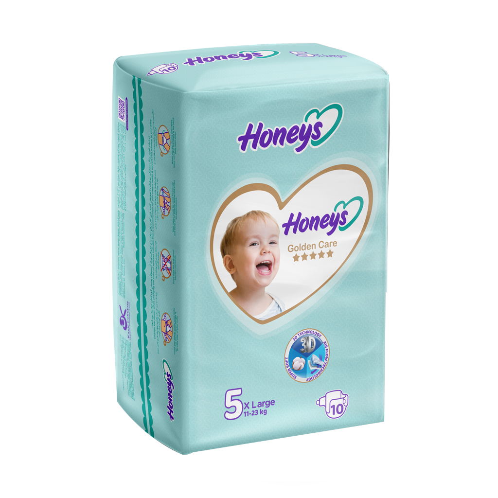 Honeys Full size baby diaper size5 10 قیمت پوشک بچه هانیز سایز 5