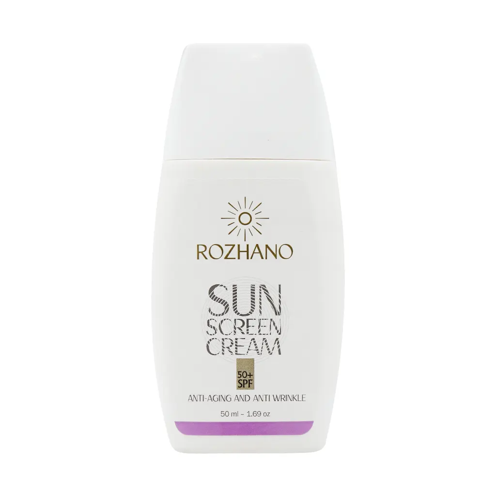 Rozhano Anti Aging SPF50 Sunscreen 50 قیمت کرم ضد آفتاب ضد چروک و ضد پیری SPF50 روژانو