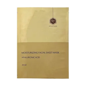 ماسک صورت ورقه ای آبرسان هیالورونیک اسید ساینس تاکس 20 میلی لیتر