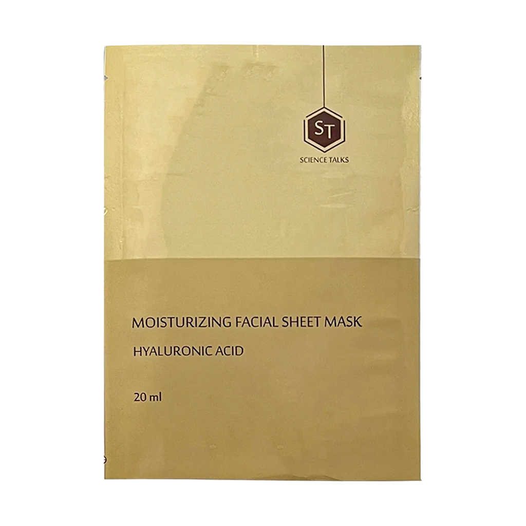 Science Talks Hyaluronic Acid Moisturizing Facial Sheet Mask 20 ml قیمت ماسک ورقه ای آبرسان هیالورونیک اسید ساینس تاکس