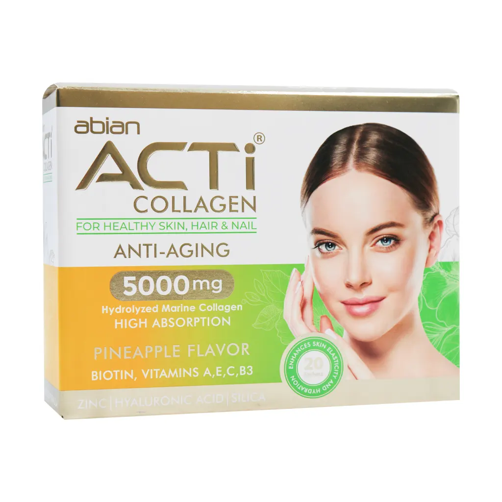 Abian Darou Acti Collagen Powder 20 Pcs pineapple قیمت ساشه اکتی کلاژن ابیان دارو