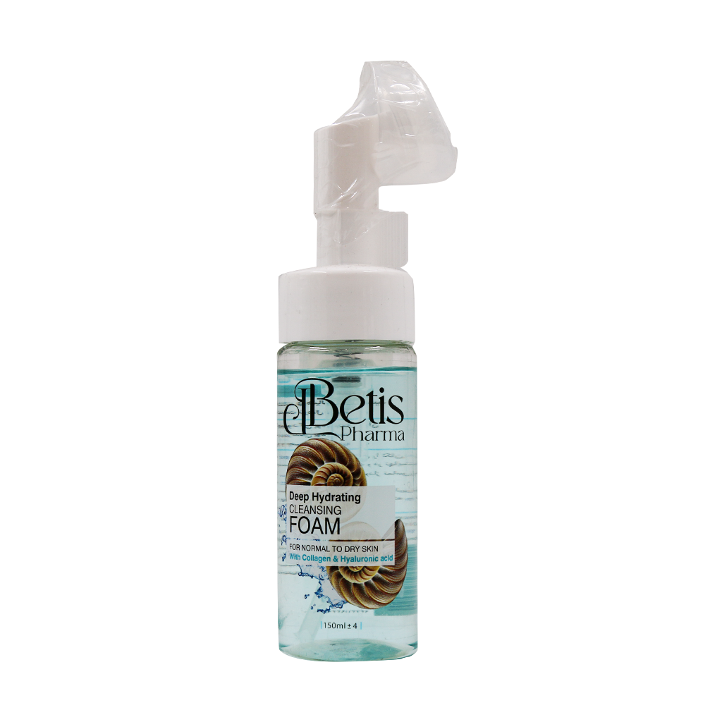Betis Pharma Cleansing Foam For Dry Skin 150 ml قیمت فوم شستشوی صورت پوست نرمال تا خشک بتیس فارما