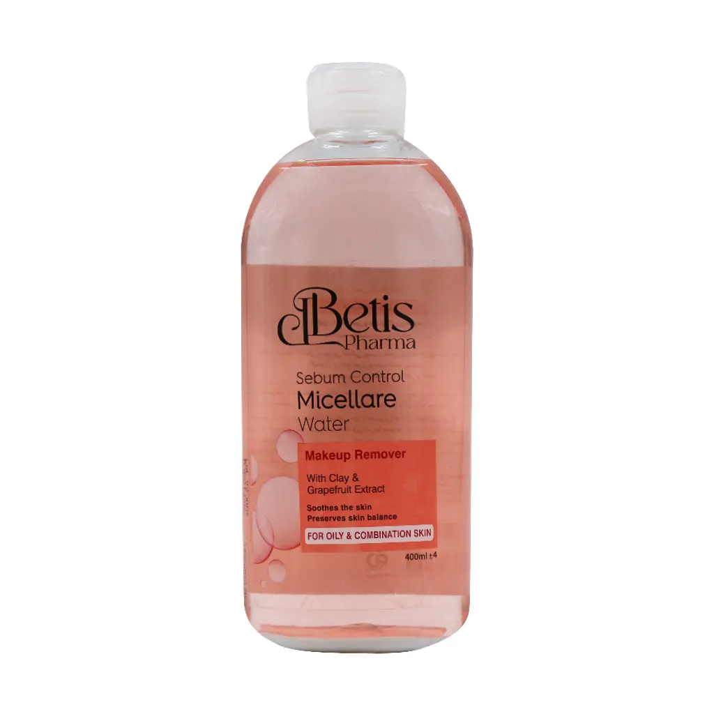 Betis Pharma Sebum Control Micellare Water 400 ml قیمت میسلار واتر پوست چرب و مختلط بتیس فارما