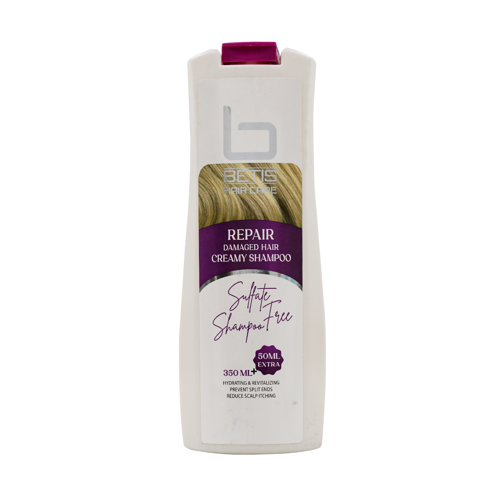 Betis Repair Creamy Shampoo For Damaged Hair 400 ml قیمت شامپو کرمی موهای خشک و آسیب دیده بتیس