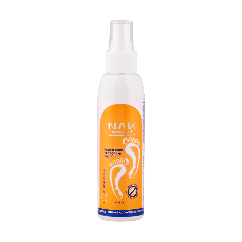 Nak With Alcohol Foot And Shoe Deodorant 130 ml قیمت اسپری بوگیر پا و کفش با الکل ناک