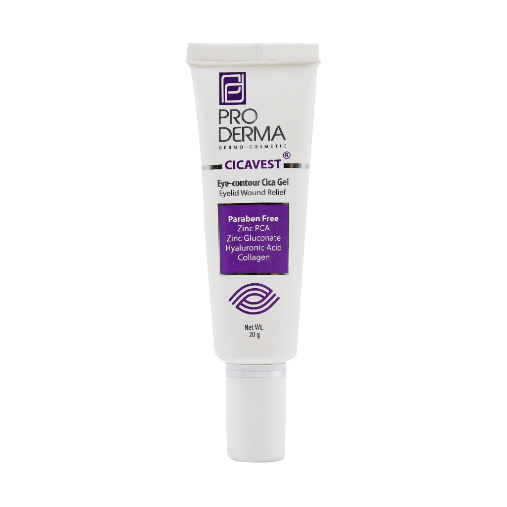 Proderma Cicavest Eye Contour Cica Gel 20 g قیمت ژل التیام دهنده دور چشم و پلک پرودرما