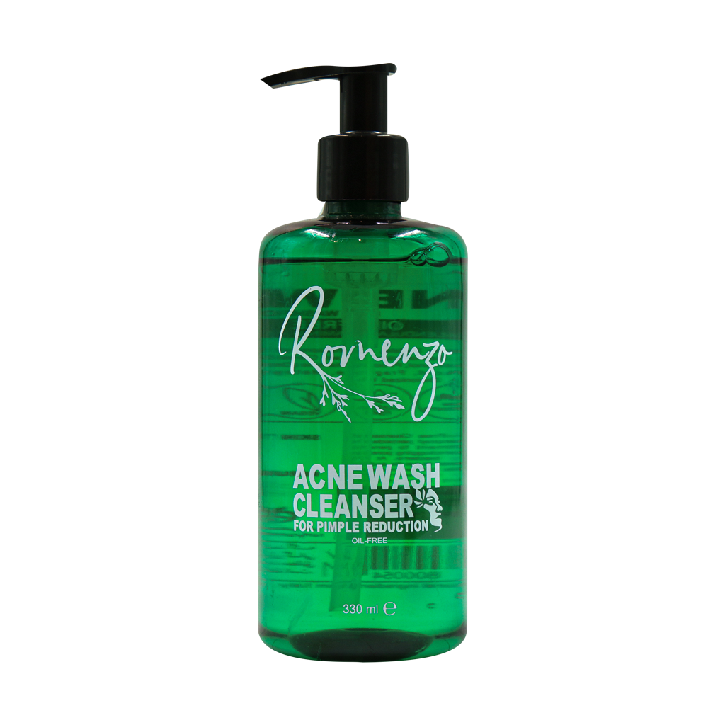 Romenzo Acne Wash Cleanser 330 قیمت ژل شستشوی صورت ضد آکنه رومنزو