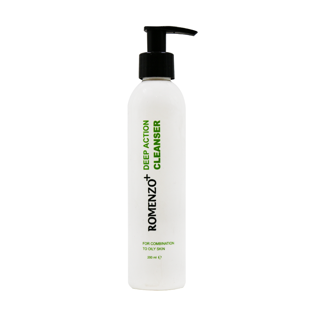 Romenzo Cleanser For Combination To Oily Skin 200 ml قیمت ژل شستشو پوست مختلط تا چرب رومنزو