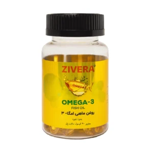 قیمت کپسول امگا 3 1000 میلی گرم زیورا