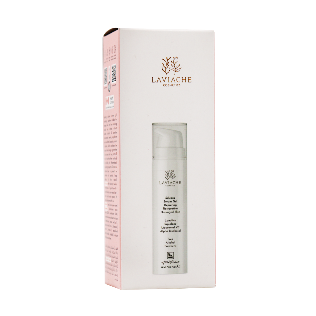 Laviache Repairing Silicone Serum Gel 15 ml سرم ژل سیلیکونی ترمیم کننده حاوی اسکوالن لاویاچه