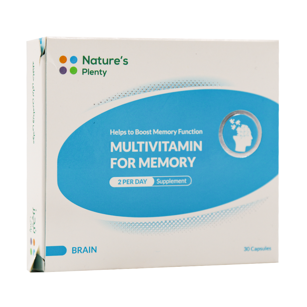 Natures Plenty Multivitamin For Memory 30 Capsules قیمت کپسول مولتی ویتامین برای حافظه نیچرز پلنتی