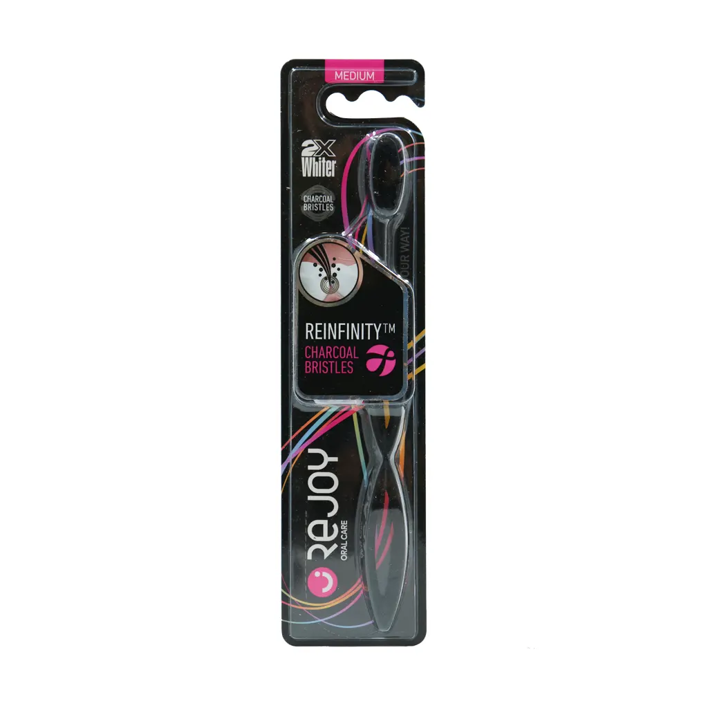 Rejoy Medium Reinfinity Toothbrush black قیمت مسواک ریجوی ری اینفینیتی با برس متوسط