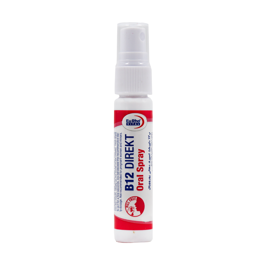 Eurhovital B12 Direkt Oral Spray 25 ml قیمت اسپری دهانی ب12 دایرکت یوروویتال