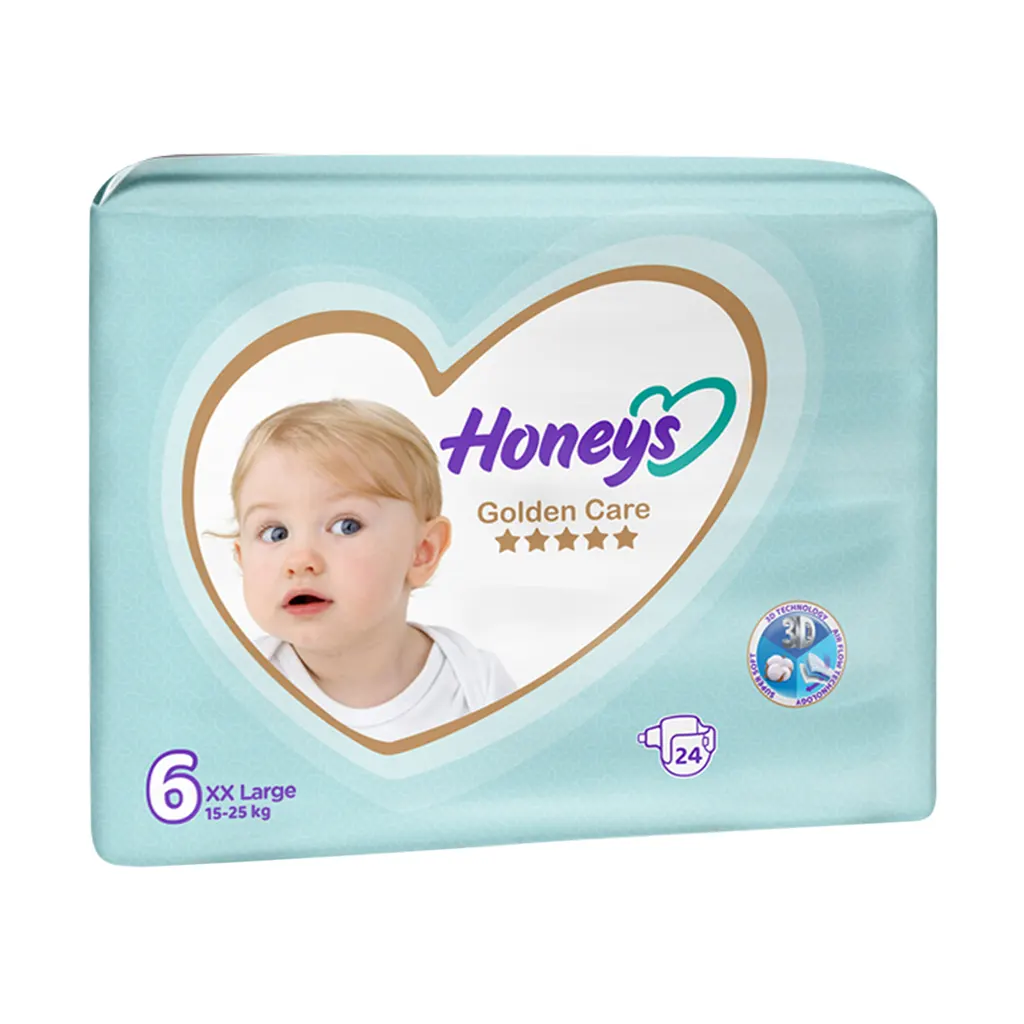 Honeys Baby Diaper 6 قیمت پوشک بچه سایز 6 هانیز
