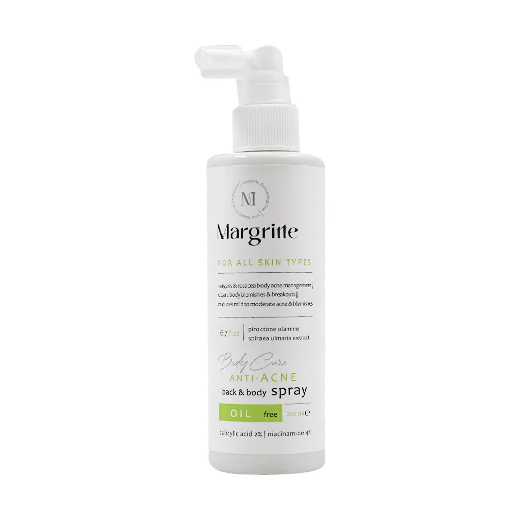 Margrite Anti Acne Body Spray 200 ml قیمت اسپری ضد جوش بدن مارگریت