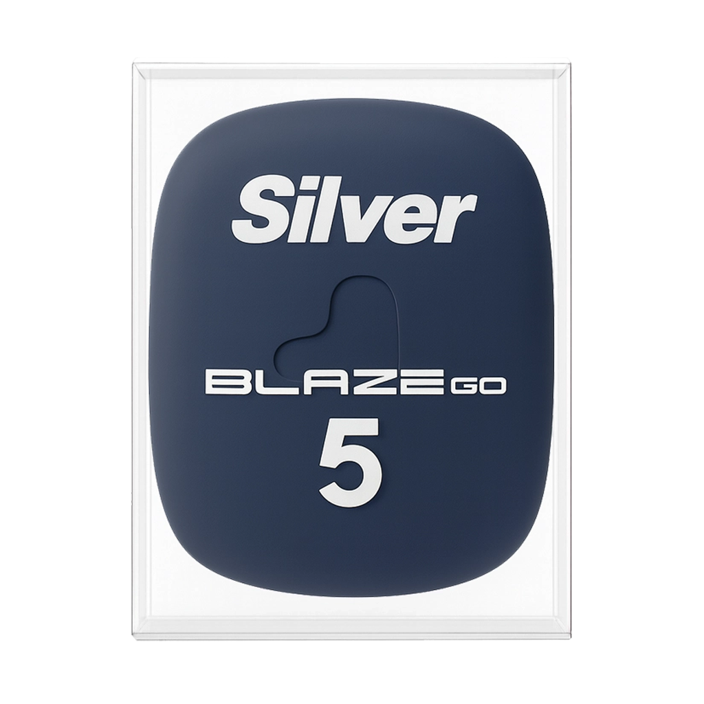 Silver Blaze Go 5 Edges Blazer قیمت خودتراش مردانه 5 لبه بلیز گو سیلور با 3 تیغ یدک