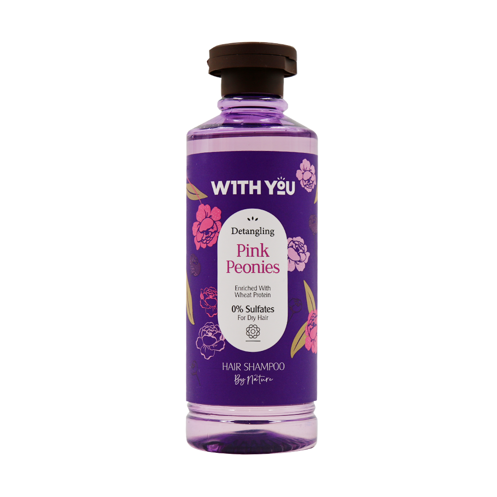 With You Detangling Shampoo 300 ml قیمت شامپو پینک پیونی موهای خشک و وز ویت یو