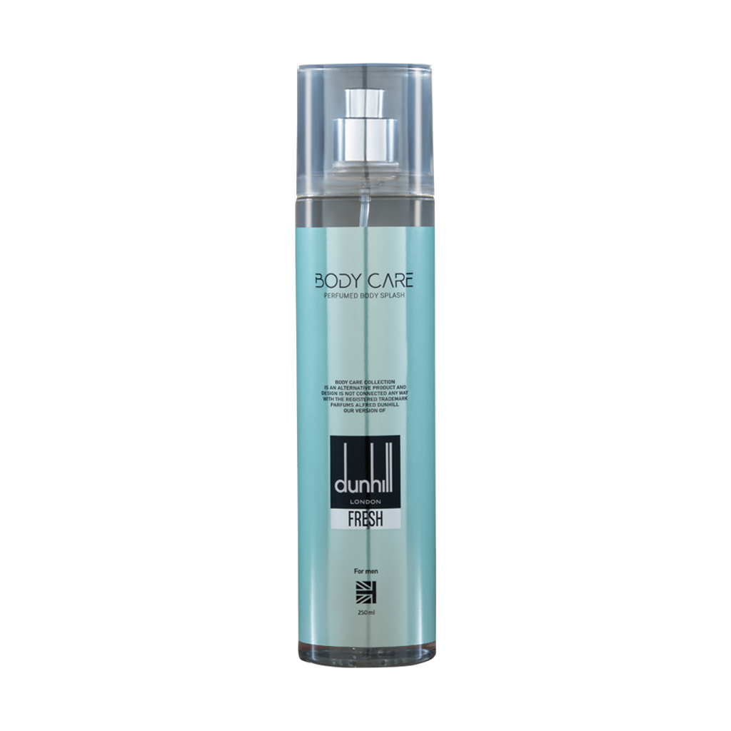 Body Care Dunhill Fresh Perfumed Body Splash 250 ml قیمت بادی اسپلش مردانه بادی کر مدل Dunhill Fresh