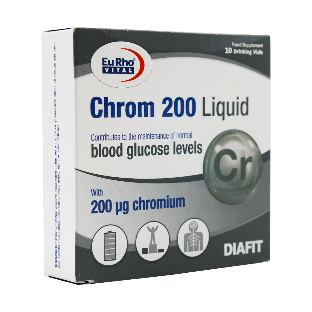 Eurhovital Chrom 200 Liquid 10 Vials قیمت لیکوئید کروم 200 یوروویتال