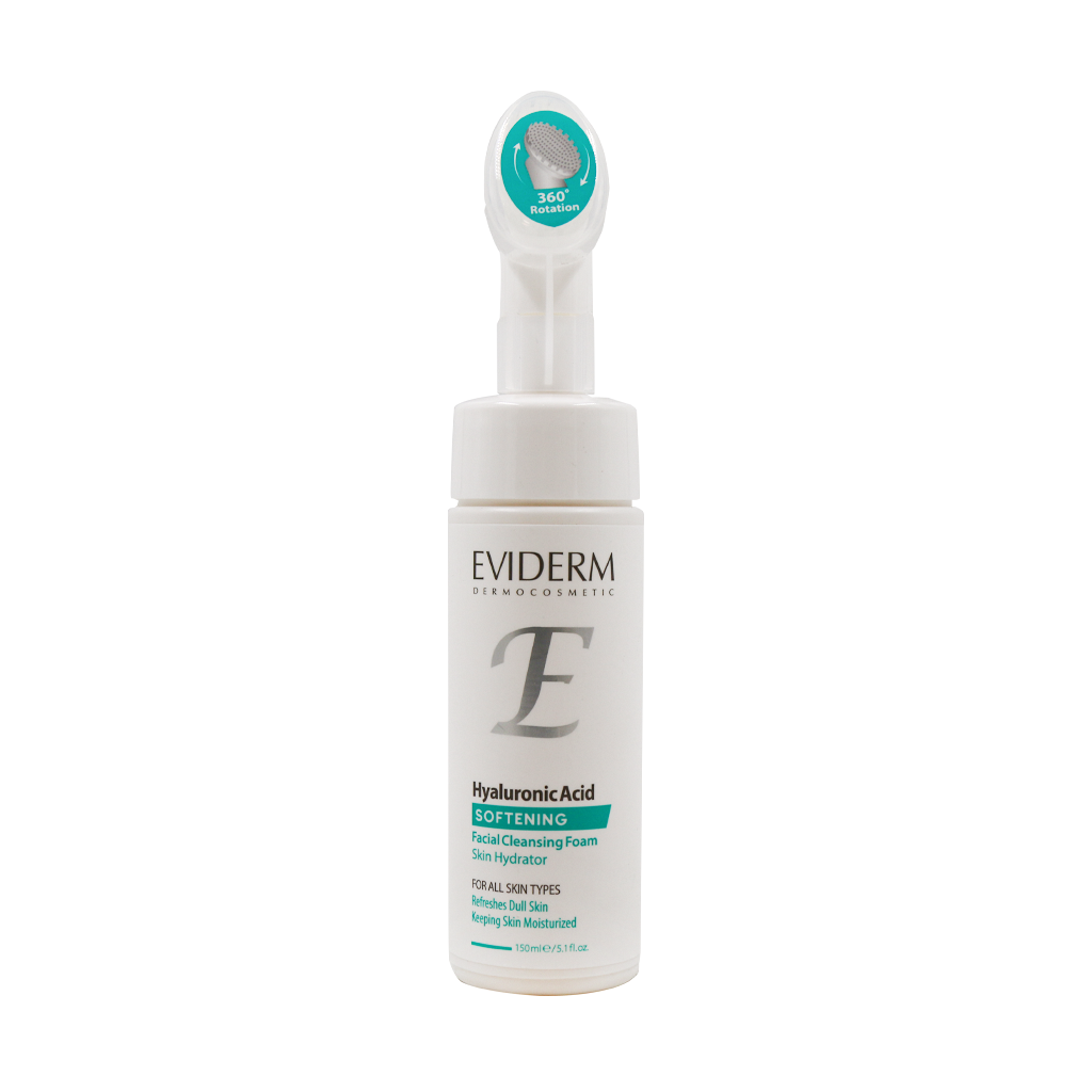 Eviderm Hyaluronic Acid Facial Cleansing Foam 150 ml قیمت فوم شستشوی صورت هیالورونیک اسید اویدرم