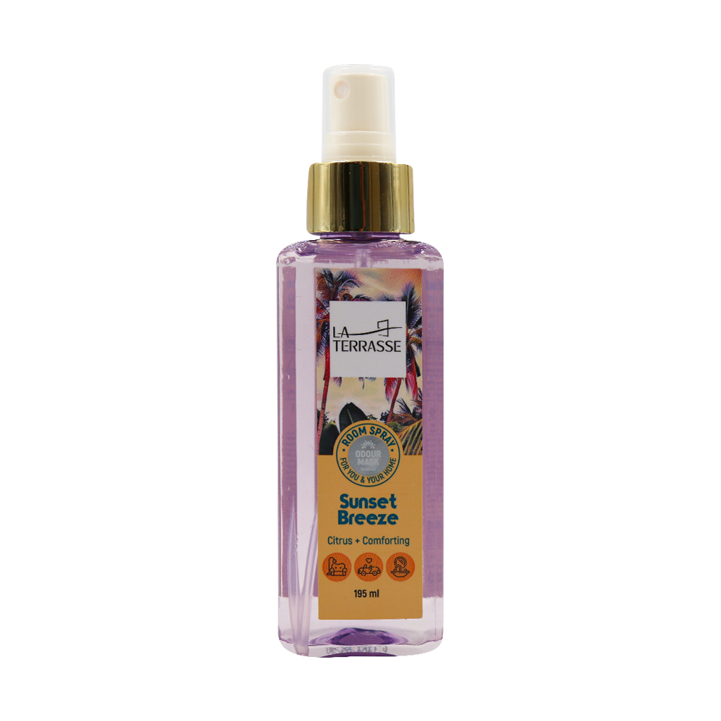 La Terrasse Sunset breeze Room Spray 195 قیمت خوشبو کننده هوا سانست بریز لاتراس