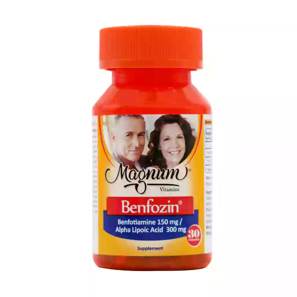 Magnum Vitamins Benfozin 30 Caps قیمت کپسول بنفوزین مگنوم ویتامینز